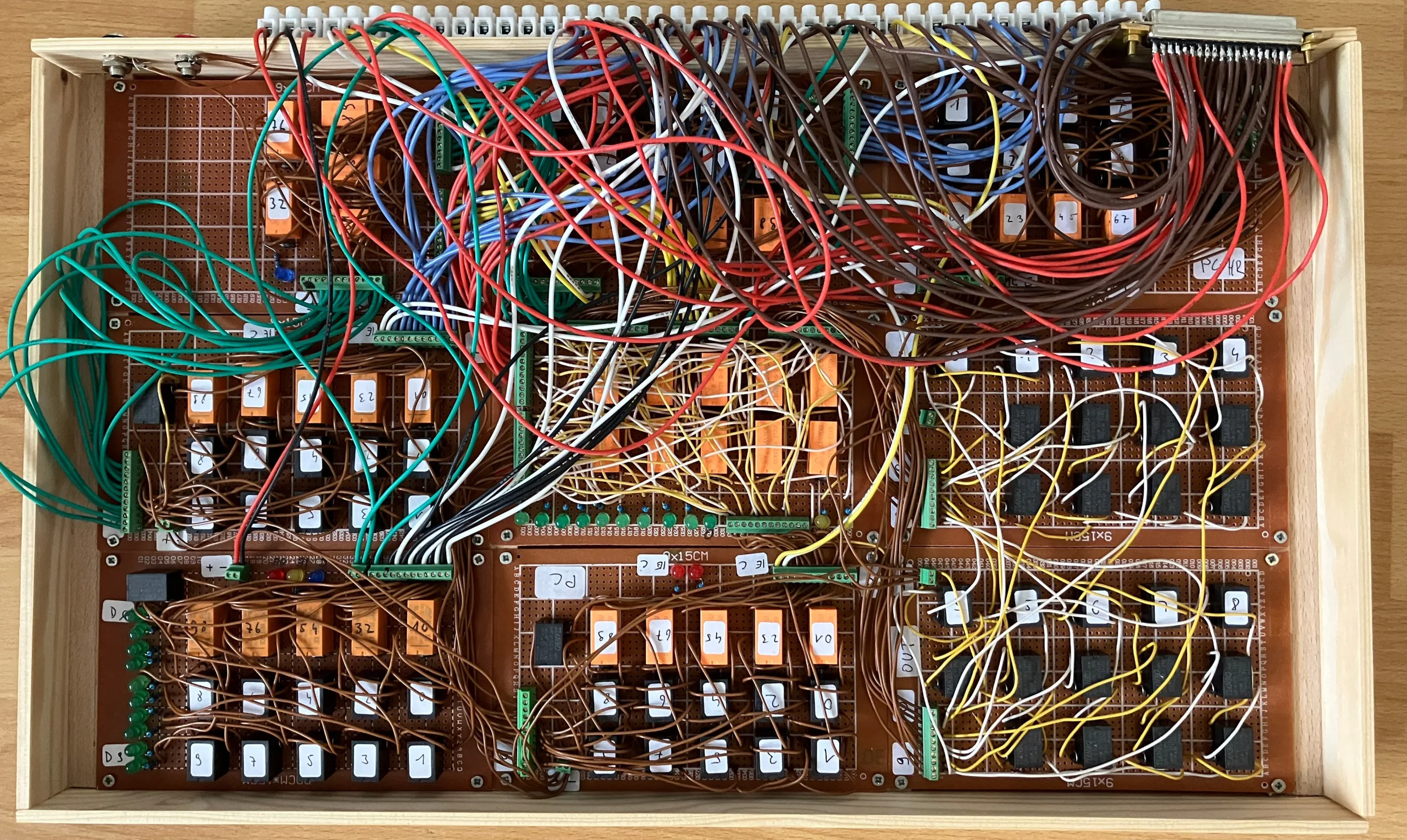This homebrew relay computer took eight minutes to calculate three digits of pi, and that’s the point
